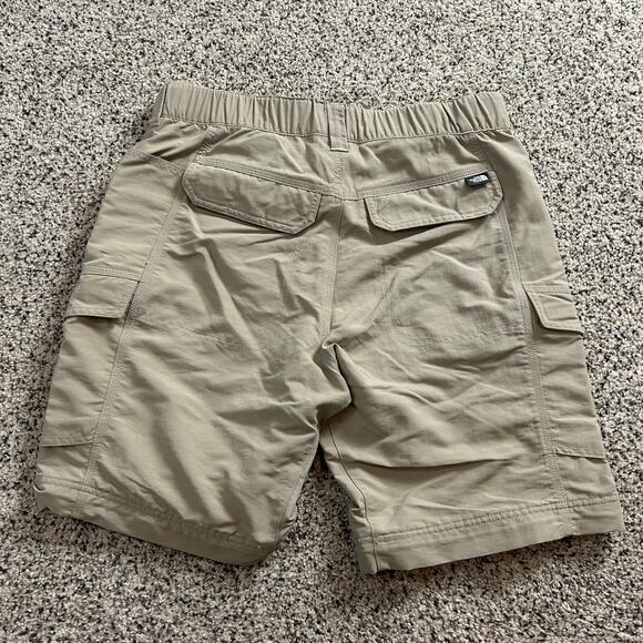 The North Face Mens Cargo Shorts Size Small 100% Nylon Elastic Waist Belted - Picture 2 of 9